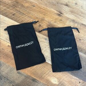 Cynthia Rowley Black Dust Bags